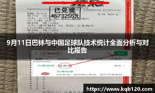 9月11日巴林与中国足球队技术统计全面分析与对比报告